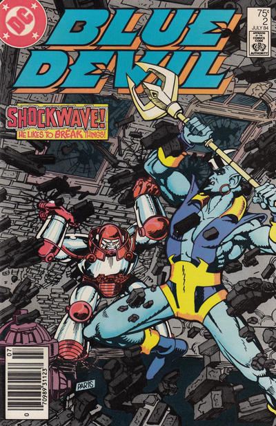 Cover for Blue Devil (DC, 1984 series) #2 [Newsstand]