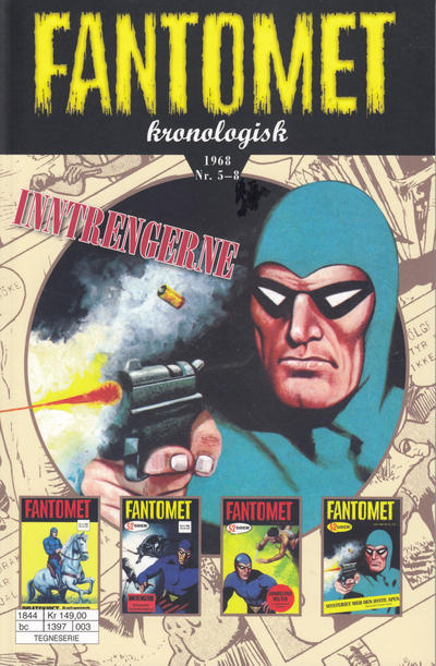 Cover for Fantomet kronologisk (Hjemmet / Egmont, 2017 series) #7 - 1968 Nr. 5-8