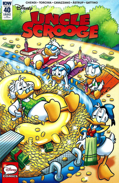 Cover for Uncle Scrooge (IDW, 2015 series) #40 / 444 [Retailer Incentive Cover - Marco Gervasio]