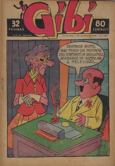 Cover for Gibi (O Globo, 1939 series) #1521