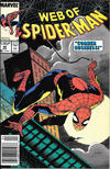 Cover for Web of Spider-Man (Marvel, 1985 series) #49 [Newsstand]