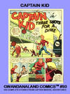 Cover for Gwandanaland Comics (Gwandanaland Comics, 2016 series) #93 - Captain Kid