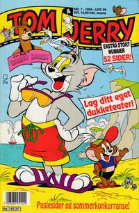 Cover Thumbnail for Tom & Jerry (Semic, 1979 series) #7/1994