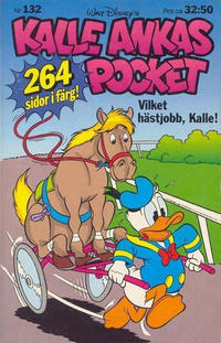 Cover Thumbnail for Kalle Ankas pocket (Serieförlaget [1980-talet]; Hemmets Journal, 1986 series) #132 - Vilket hästjobb, Kalle!