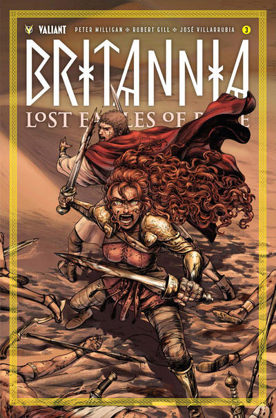 Cover for Britannia: Lost Eagles of Rome (Valiant Entertainment, 2018 series) #3 [Cover B - MJ Kim]