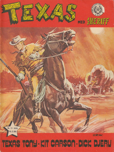 Cover for Texas med Sheriff (Serieforlaget / Se-Bladene / Stabenfeldt, 1976 series) #11/1976