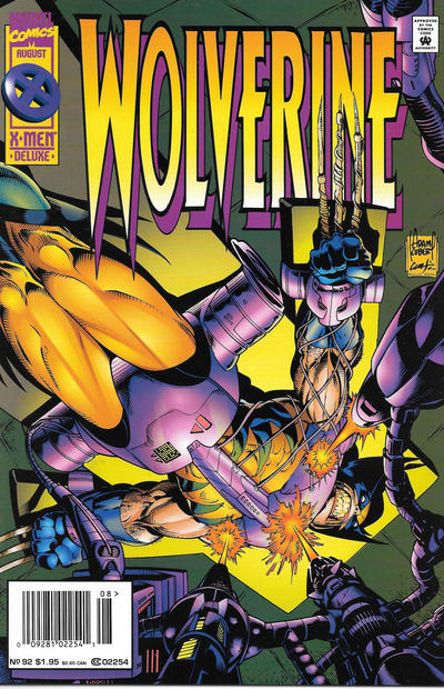 Cover for Wolverine (Marvel, 1988 series) #92 [Newsstand]