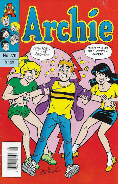 Cover for Archie (Editions Héritage, 1971 series) #270