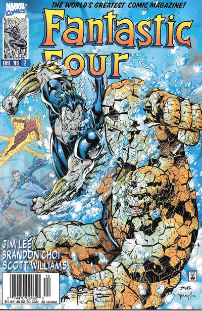 Cover for Fantastic Four (Marvel, 1996 series) #2 [Newsstand]