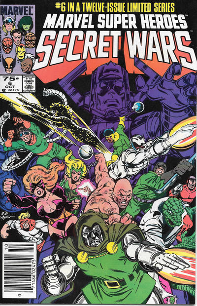 Cover for Marvel Super-Heroes Secret Wars (Marvel, 1984 series) #6 [Newsstand]