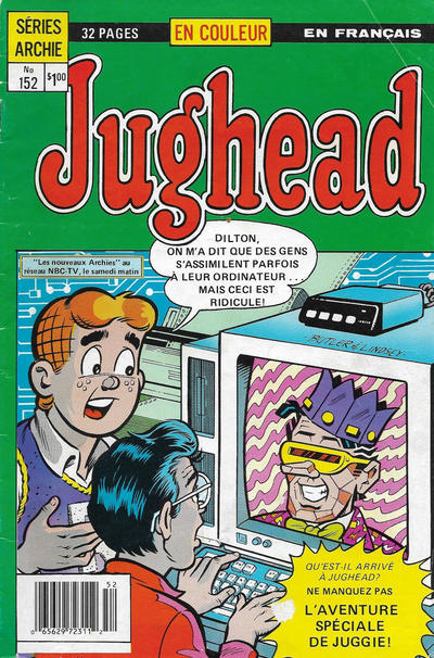 Cover for Jughead (Editions Héritage, 1972 series) #152
