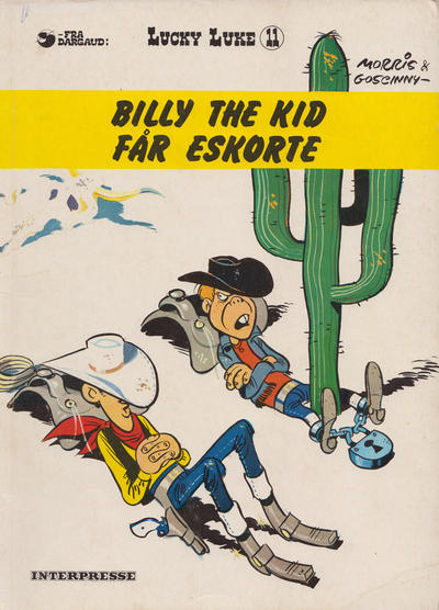 Cover for Lucky Luke (Interpresse, 1971 series) #11 - Billy the Kid får eskorte