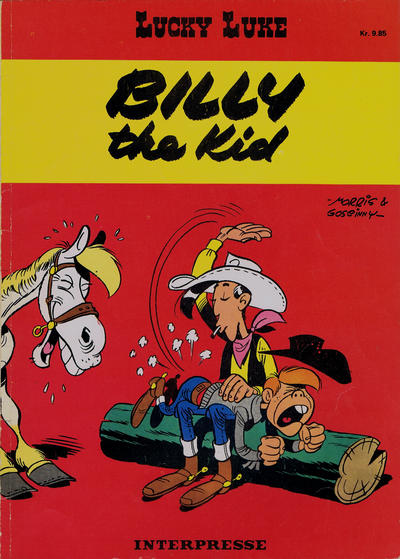 Cover for Lucky Luke (Interpresse, 1971 series) #7 - Billy the Kid
