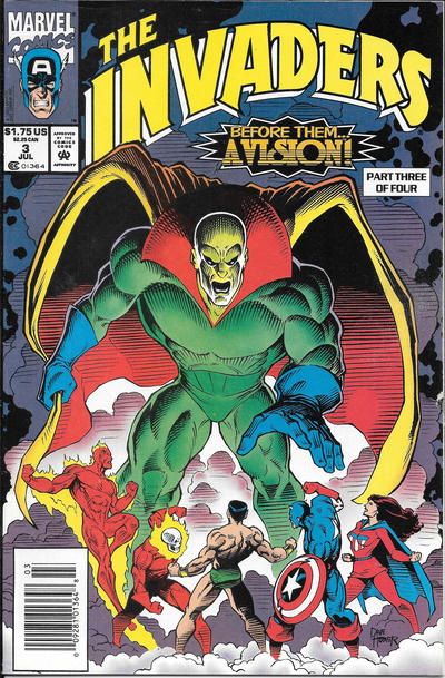 Cover for The Invaders (Marvel, 1993 series) #3 [Newsstand]
