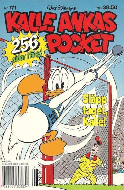 Cover for Kalle Ankas pocket (Serieförlaget [1980-talet], 1993 series) #171 - Släpp taget, Kalle!
