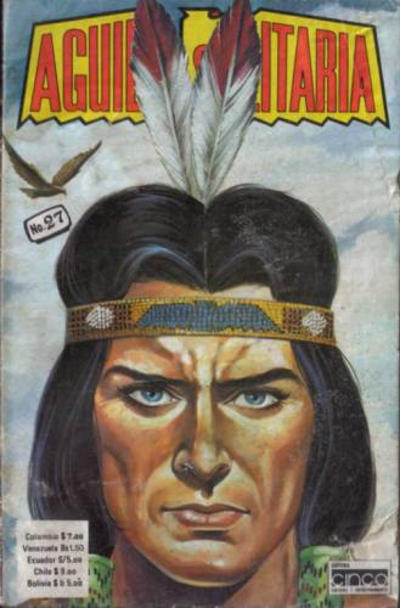 Cover for Aguila Solitaria (Editora Cinco, 1976 series) #27