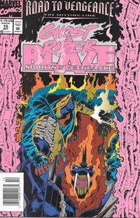 Cover Thumbnail for Ghost Rider / Blaze: Spirits of Vengeance (Marvel, 1992 series) #15 [Newsstand]