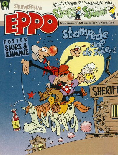 Cover for Eppo (Oberon, 1975 series) #5/1982