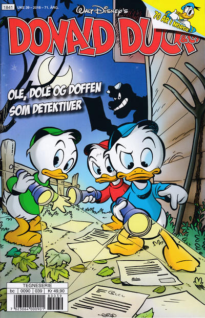 Cover for Donald Duck & Co (Hjemmet / Egmont, 1948 series) #39/2018