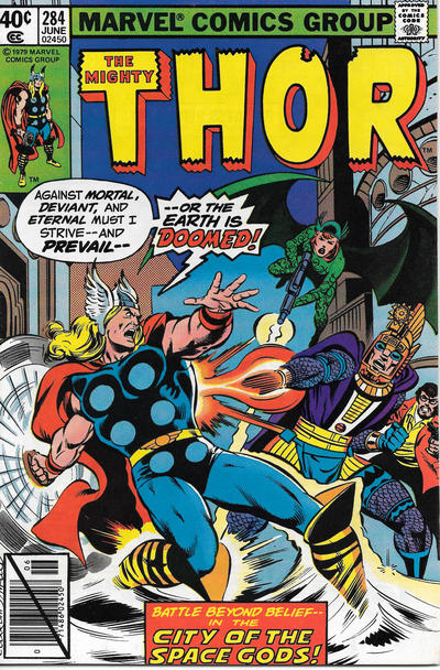 Cover for Thor (Marvel, 1966 series) #284 [Direct]