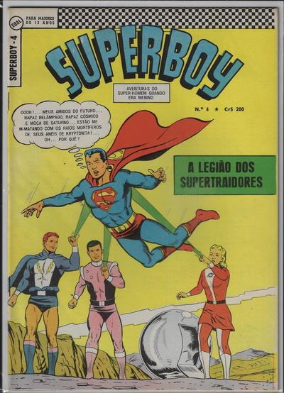 Cover for Superboy (Editora Brasil-América [EBAL], 1966 series) #4