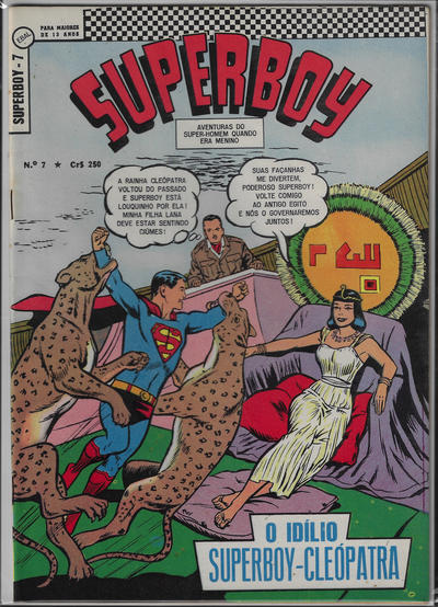 Cover for Superboy (Editora Brasil-América [EBAL], 1966 series) #7