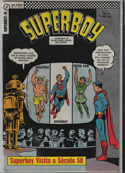 Cover for Superboy (Editora Brasil-América [EBAL], 1966 series) #8