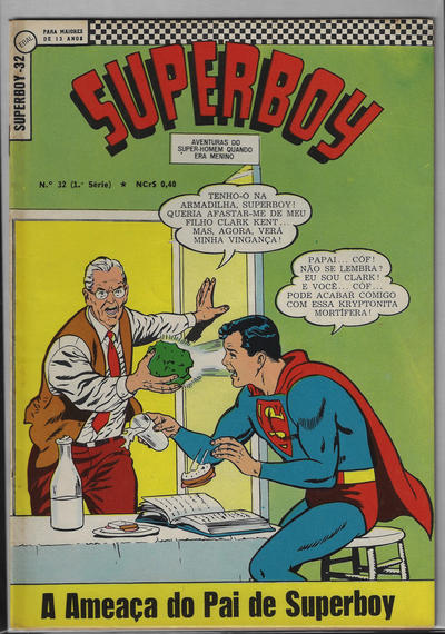 Cover for Superboy (Editora Brasil-América [EBAL], 1966 series) #32