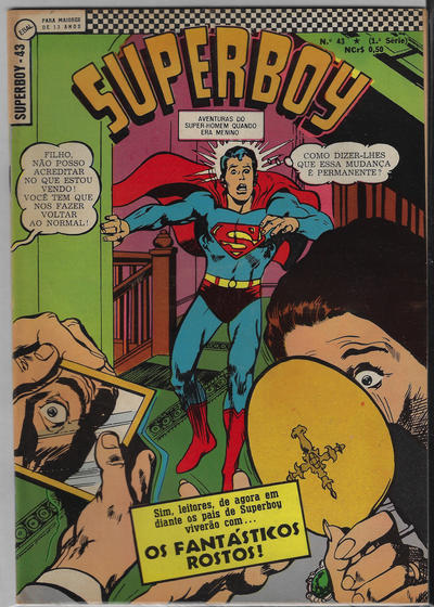 Cover for Superboy (Editora Brasil-América [EBAL], 1966 series) #43