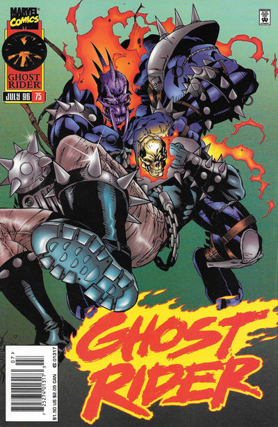 Cover for Ghost Rider (Marvel, 1990 series) #75 [Newsstand]