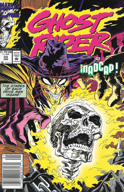 Cover for Ghost Rider (Marvel, 1990 series) #33 [Newsstand]