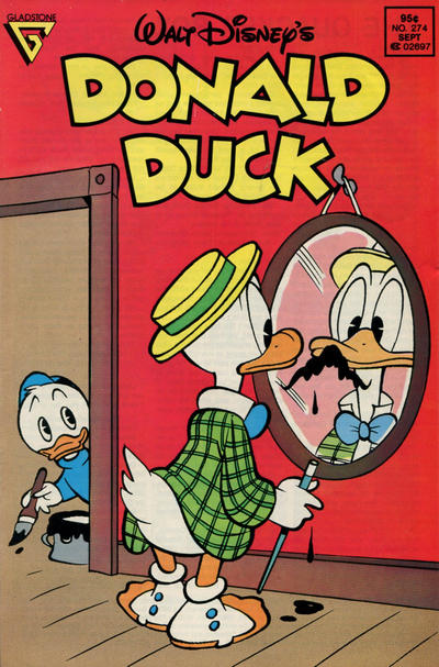 Cover for Donald Duck (Gladstone, 1986 series) #274 [Newsstand]