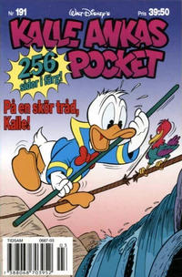 Cover for Kalle Ankas pocket (Serieförlaget [1980-talet], 1993 series) #191 - På en skör tråd, Kalle!