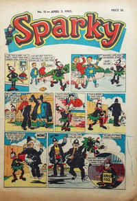 Cover Thumbnail for Sparky (D.C. Thomson, 1965 series) #11