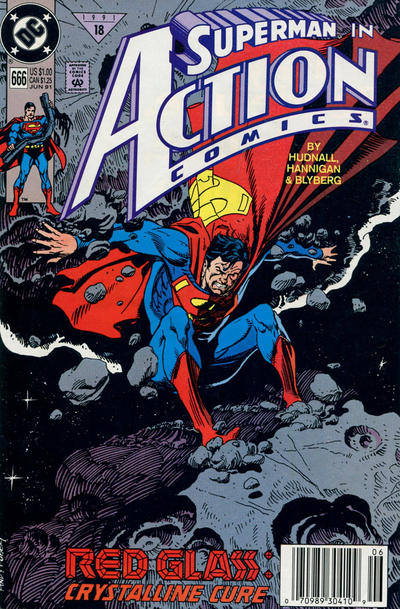 Cover for Action Comics (DC, 1938 series) #666 [Newsstand]
