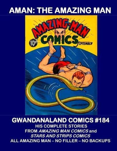 Cover for Gwandanaland Comics (Gwandanaland Comics, 2016 series) #184 - Aman: The Amazing Man