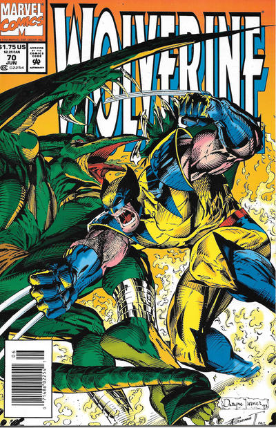 Cover for Wolverine (Marvel, 1988 series) #70 [Newsstand]