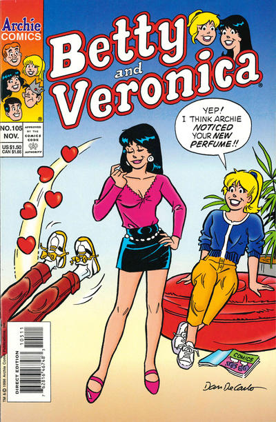 Cover for Betty and Veronica (Archie, 1987 series) #105 [Direct Edition]