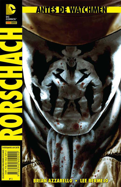 Cover for Antes de Watchmen (Panini Brasil, 2013 series) #3 - Rorschach