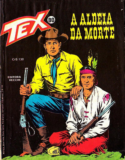 Cover for Tex (Editora Vecchi, 1971 series) #80 [2nd edition]