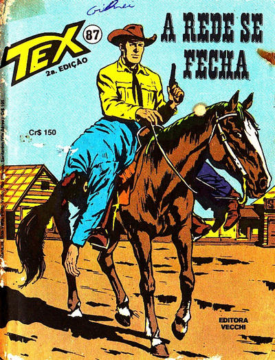 Cover for Tex (Editora Vecchi, 1971 series) #87 [2nd edition]