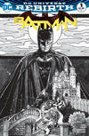 Cover for Batman (DC, 2016 series) #1 [Zapp! Comics Tony Harris Black and White Cover]