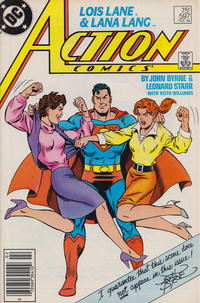 Cover Thumbnail for Action Comics (DC, 1938 series) #597 [Newsstand]