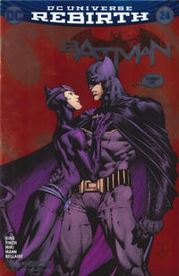 Cover for Batman (DC, 2016 series) #24 [SDCC Comic Con 2017 Convention Exclusive Silver Foil Cover]