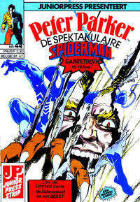Cover Thumbnail for Peter Parker de spektakulaire Spiderman (Juniorpress, 1983 series) #44
