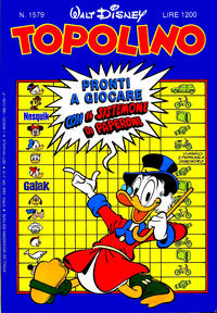 Cover Thumbnail for Topolino (Mondadori, 1949 series) #1579