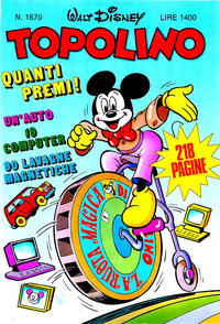 Cover Thumbnail for Topolino (Mondadori, 1949 series) #1670