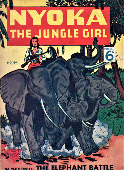 Cover for Nyoka the Jungle Girl (L. Miller & Son, 1951 series) #89