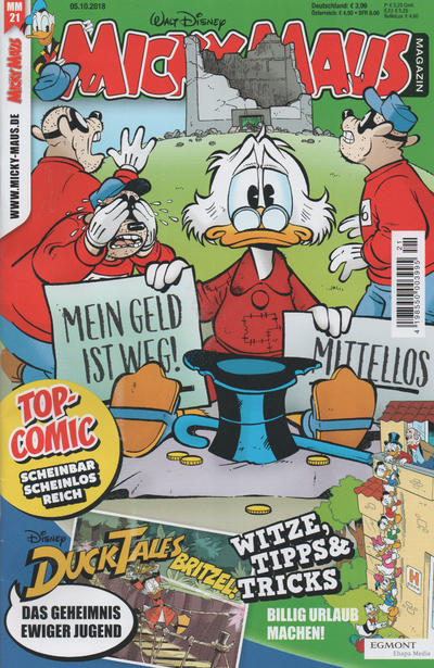 Cover for Micky Maus (Egmont Ehapa, 1951 series) #21/2018