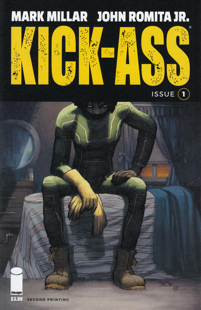 Cover for Kick-Ass (Image, 2018 series) #1 [Cover L - ComicXposure Exclusive - Ron Leary Connecting]